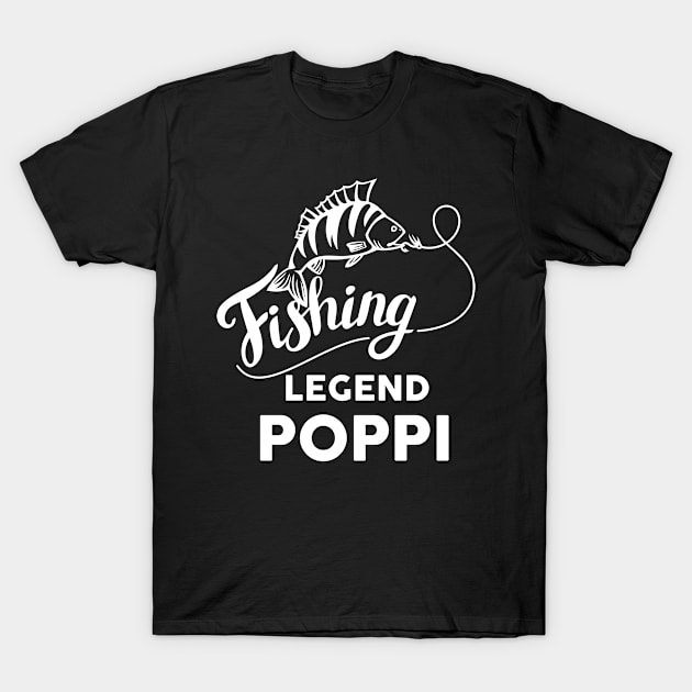 Fishing Legend Poppi T-Shirt by LindaMccalmanub